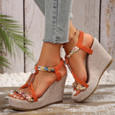 Donna Orthopädische Keilsandalen