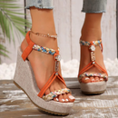 Donna Orthopädische Keilsandalen