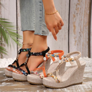 Donna Orthopädische Keilsandalen