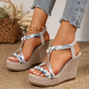 Donna Orthopädische Keilsandalen